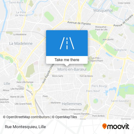 Mapa Rue Montesquieu
