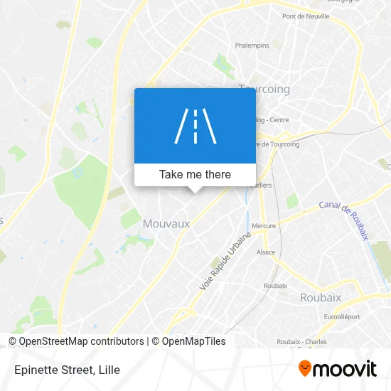 Rue De L'Épinette map