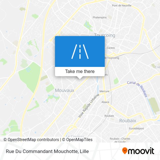 Rue Du Commandant Mouchotte map