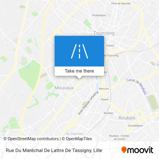 Rue Du Maréchal De Lattre De Tassigny map