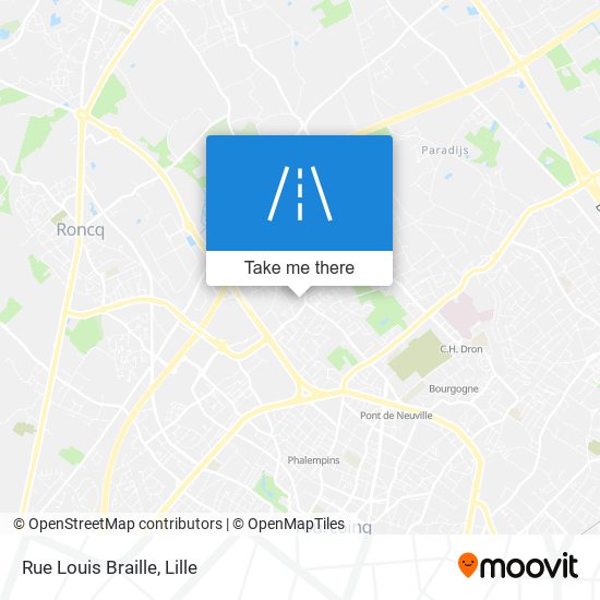 Rue Louis Braille map