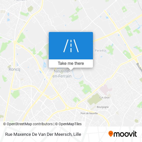 Rue Maxence De Van Der Meersch map