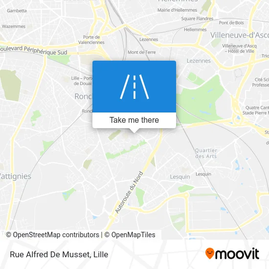 Rue Alfred De Musset map