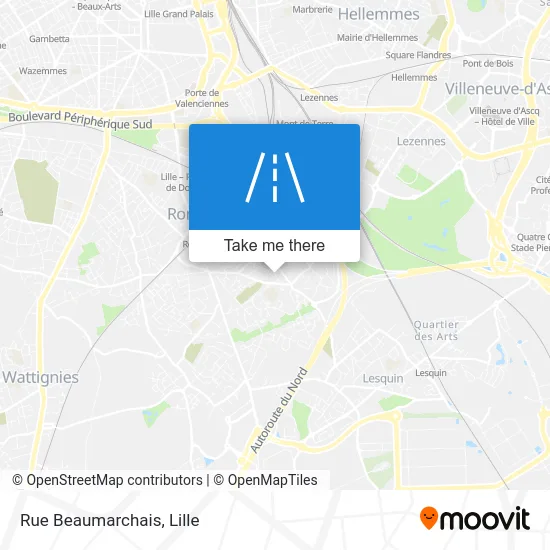 Rue Beaumarchais map