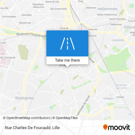 Rue Charles De Foucauld map