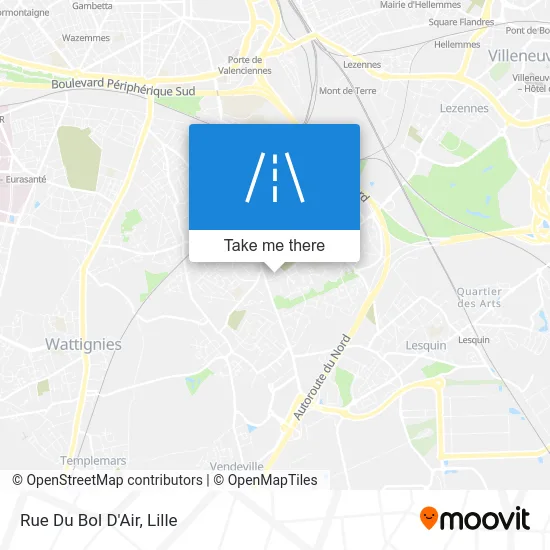 Rue Du Bol D'Air map