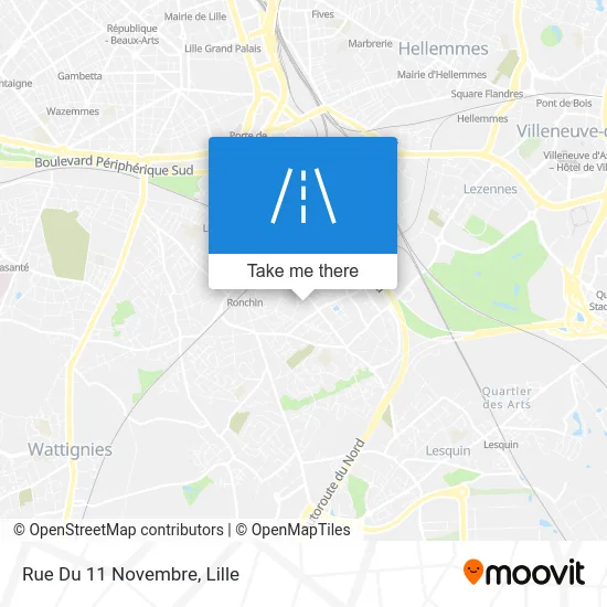 Rue Du 11 Novembre map