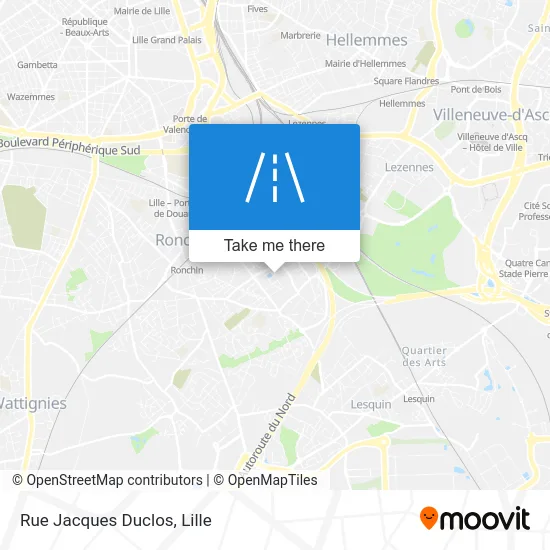 Rue Jacques Duclos map