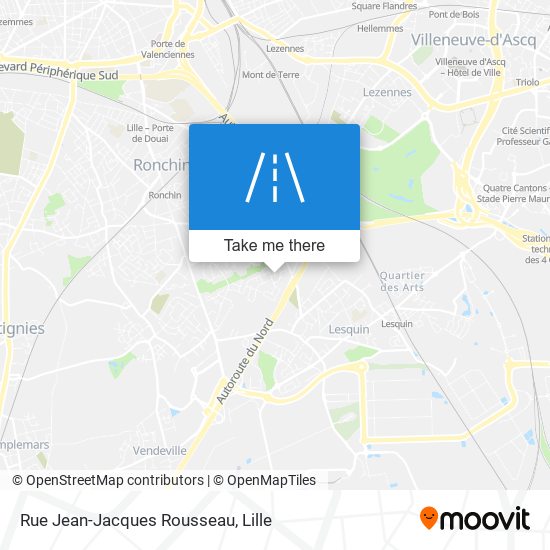 Rue Jean-Jacques Rousseau map