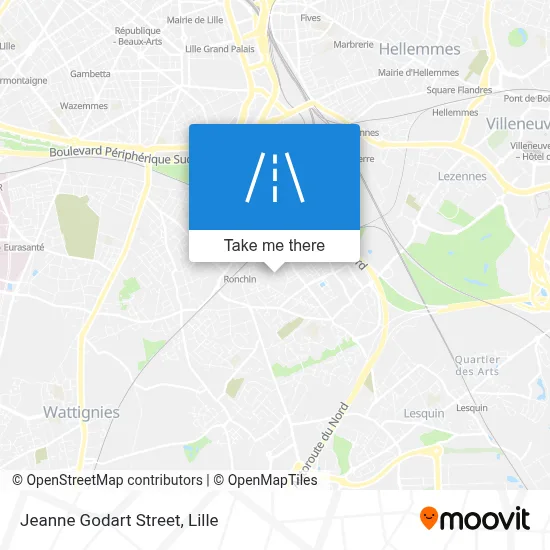 Rue Jeanne Godart map