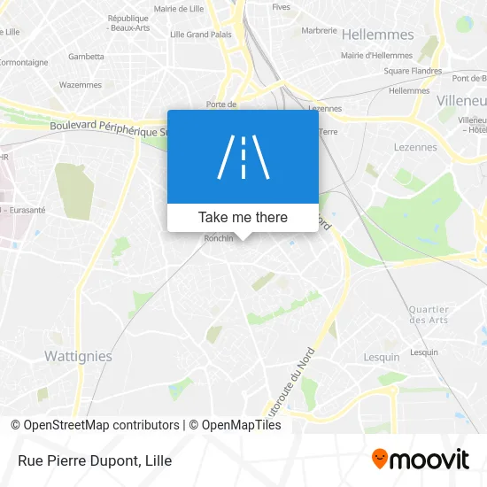 Rue Pierre Dupont map