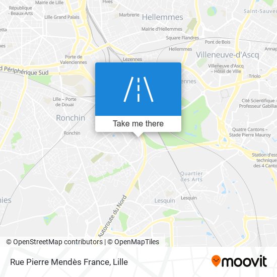 Rue Pierre Mendès France map