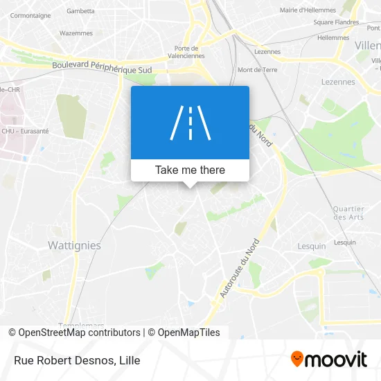 Rue Robert Desnos map