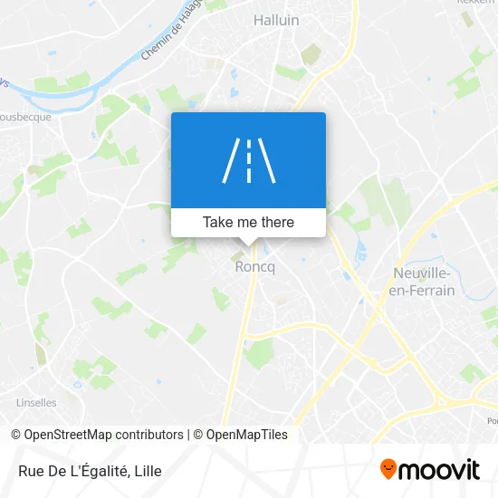 Rue De L'Égalité map