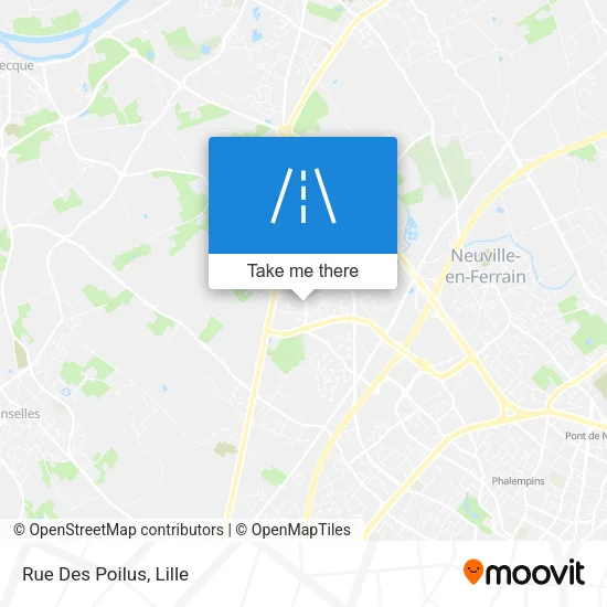 Mapa Rue Des Poilus