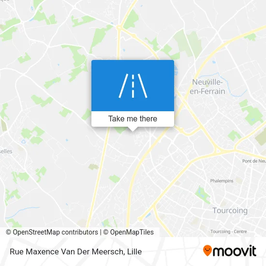 Rue Maxence Van Der Meersch map