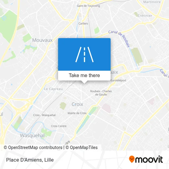 Place D'Amiens map