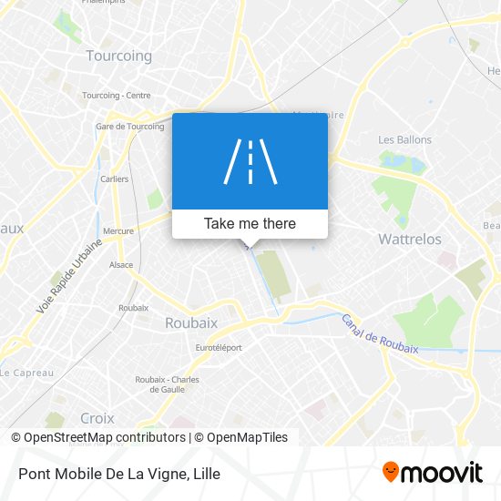 Pont Mobile De La Vigne map