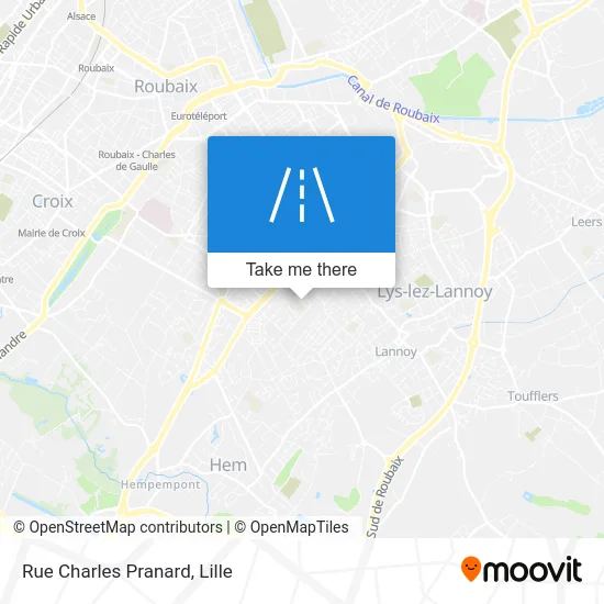 Rue Charles Pranard map