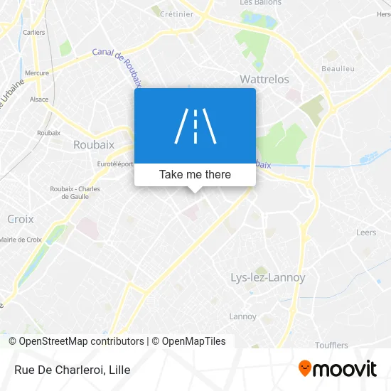 Rue De Charleroi map