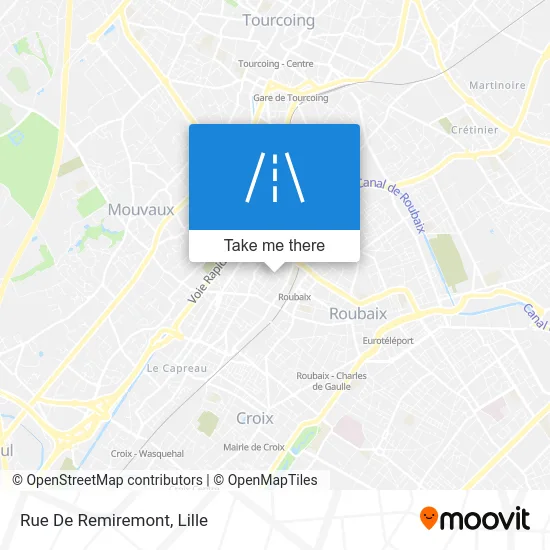 Rue De Remiremont map