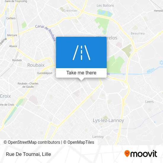 Rue De Tournai map