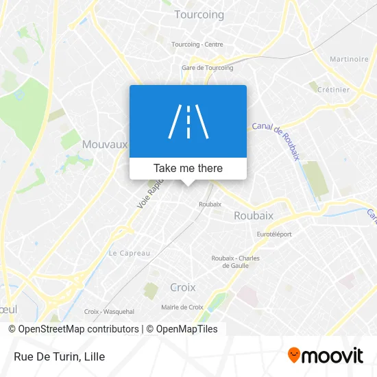 Rue De Turin map