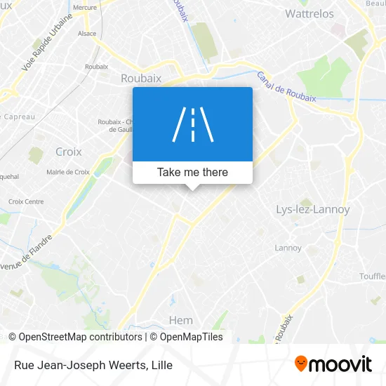 Rue Jean-Joseph Weerts map