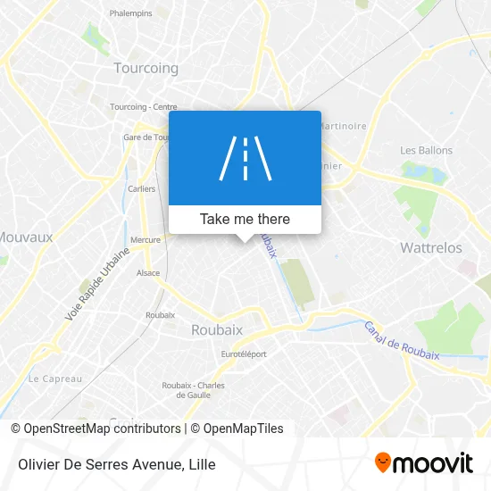 Rue Olivier De Serres map