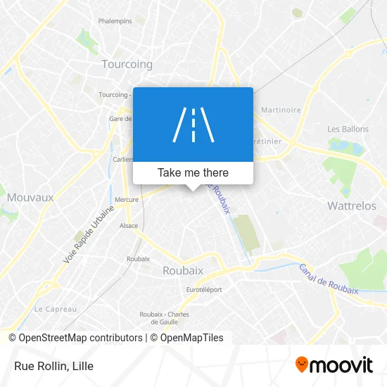 Rue Rollin map