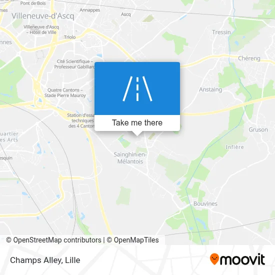 Allée Des Champs map