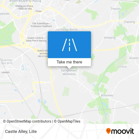 Allée Du Château map