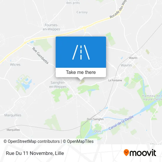 Rue Du 11 Novembre map