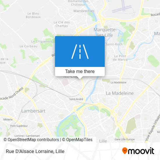 Rue D'Alsace Lorraine map