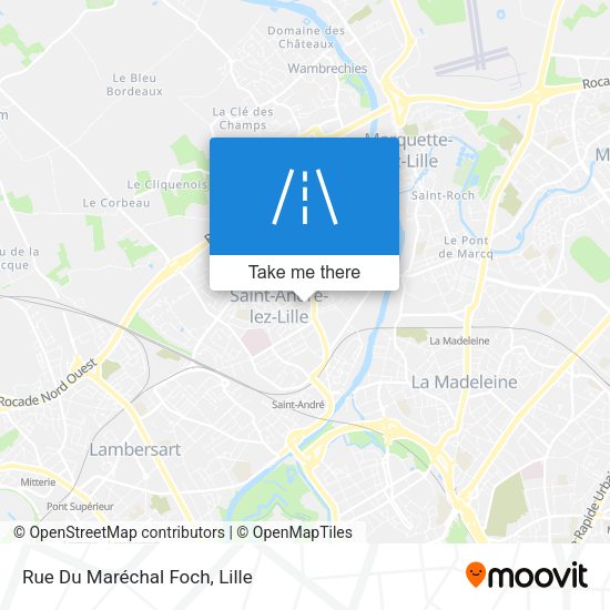 Rue Du Maréchal Foch map