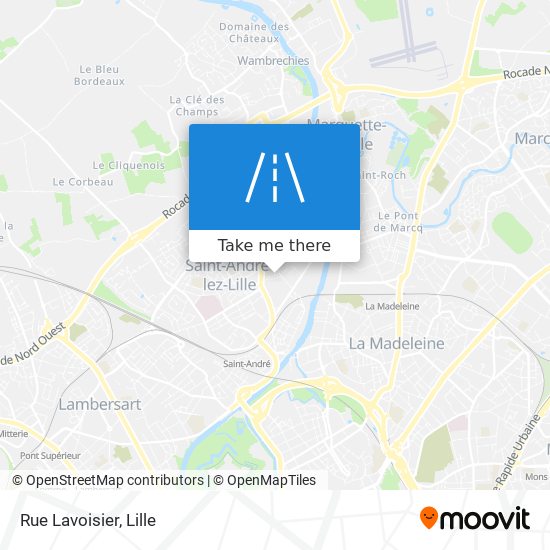 Rue Lavoisier map