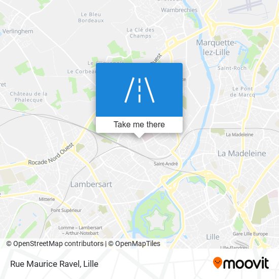 Mapa Rue Maurice Ravel