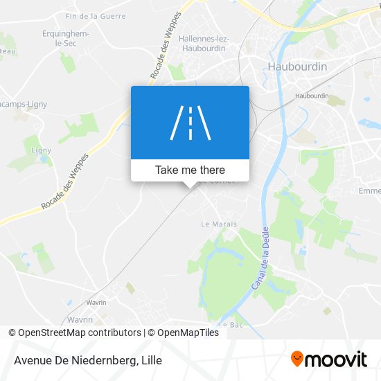 Mapa Avenue De Niedernberg