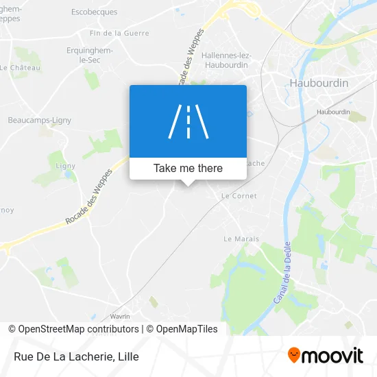 Rue De La Lacherie map