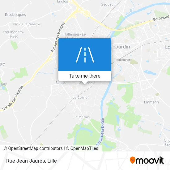 Rue Jean Jaurès map