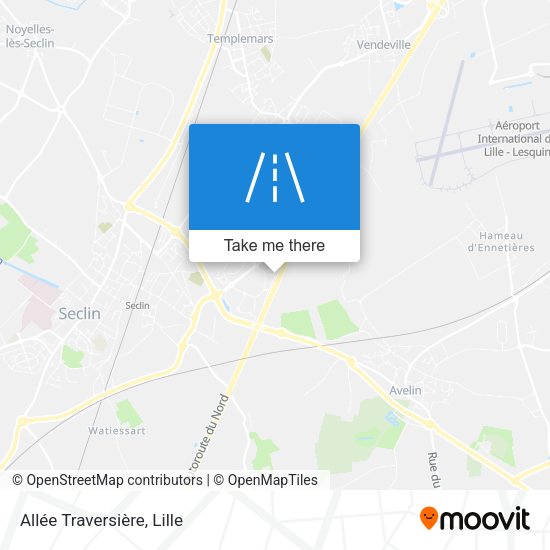 Allée Traversière map