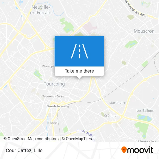 Cour Cattez map
