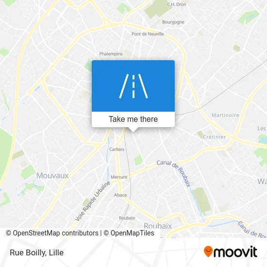 Rue Boilly map