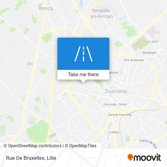 Rue De Bruxelles map