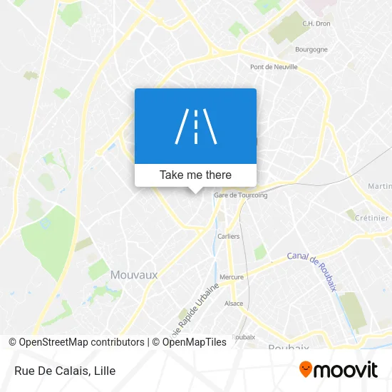 Rue De Calais map