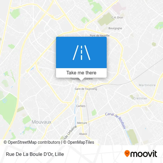 Rue De La Boule D'Or map