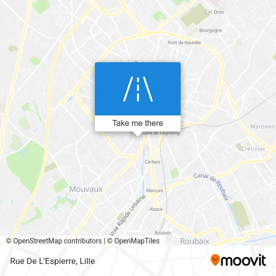 Rue De L'Espierre map