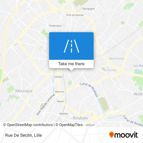 Rue De Seclin map