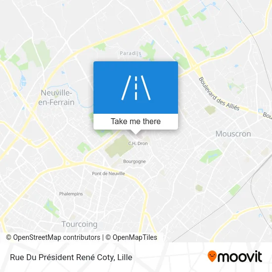 Rue Du Président René Coty map