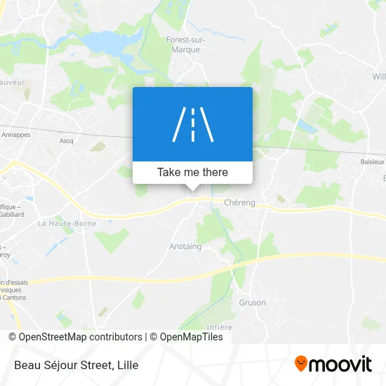 Rue Du Beau Séjour map